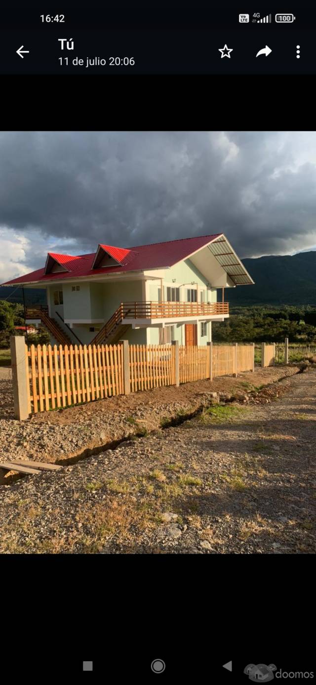 Venta de casa en grapanazu- oxapampa