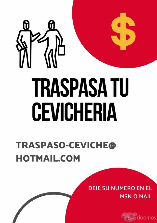 TRASPASA CEVICHERIA