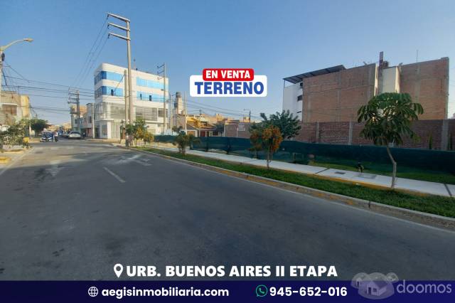 TERRENO EN ESQUINA EN URB BUENOS AIRES NUEVO CHIMBOTE