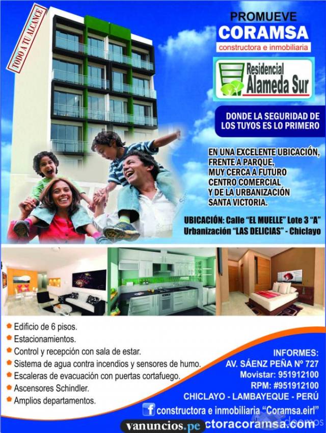 CHICLAYO - VENTA DE DEPARTAMENTOS 