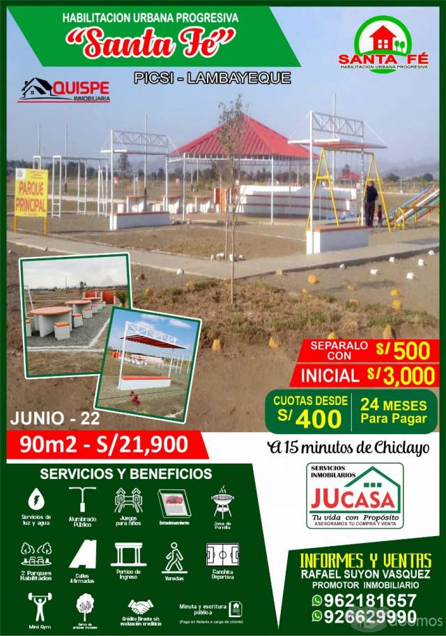 PROYECTO DE LOTIZACIÓN SANTA FÉ