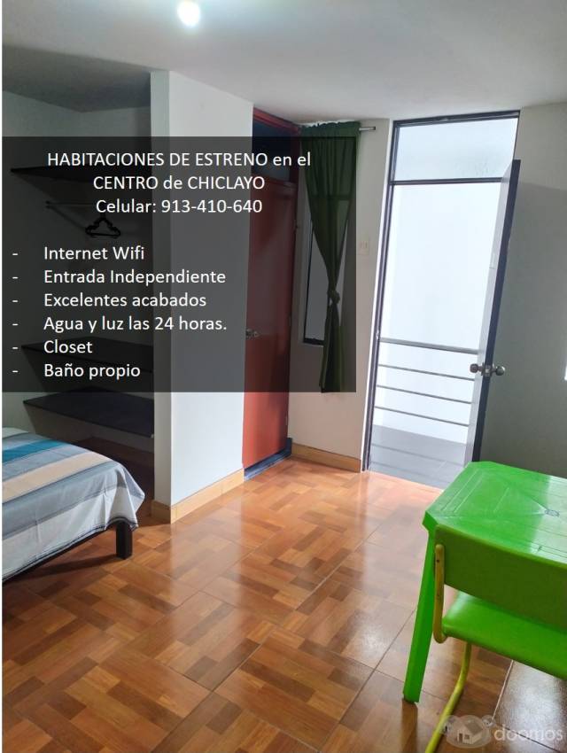 HABITACIONES EN EL CENTRO de CHICLAYO