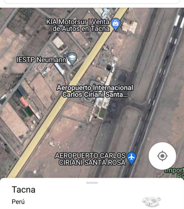 SE VENDE TERRENO 10,000M2 FRENTE AEROPUERTO TACNA