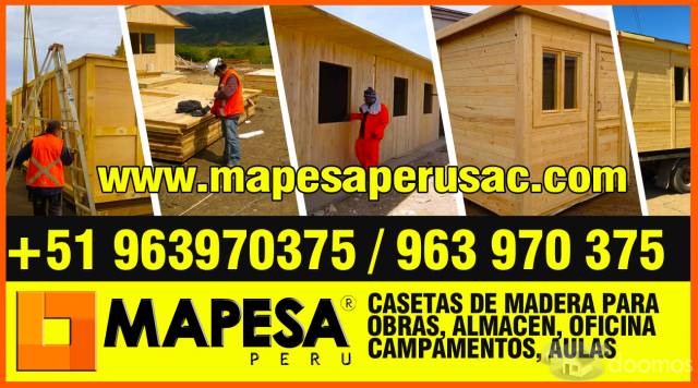 Modulos Prefabricados De Madera Para Campamentos Mineros Oficinas Peru