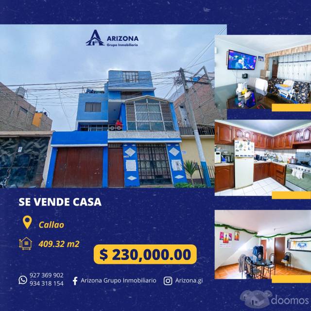 ID 0029 - VENTA DE CASA de 4 PISOS - CALLAO