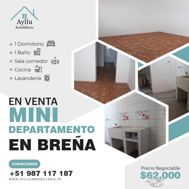 Mini Departamento en Venta - Breña