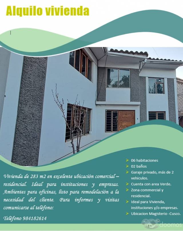 Vivienda en alquiler