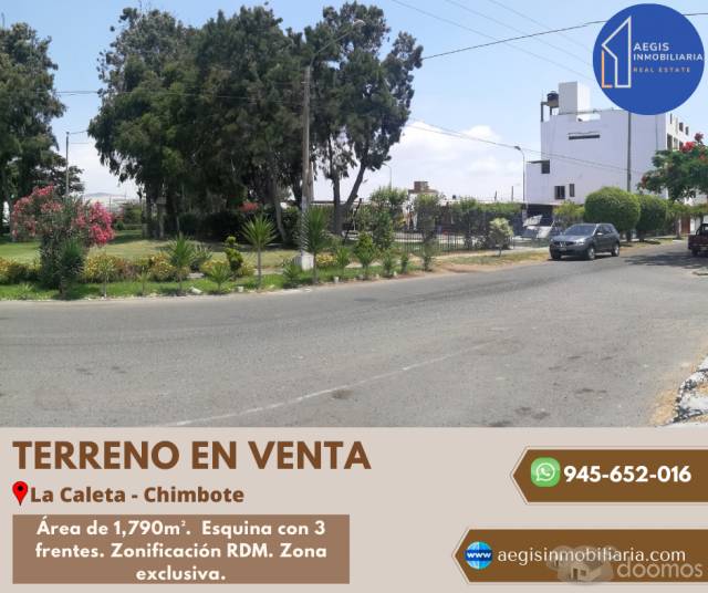 VENDO TERRENO LA CALETA CHIMBOTE