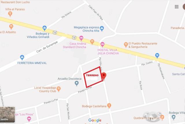 VENTA DE TERRENO URBANO EN CHINCHA