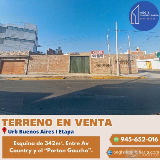 Terreno Esquina Urb Buenos Aires Nuevo Chimbote