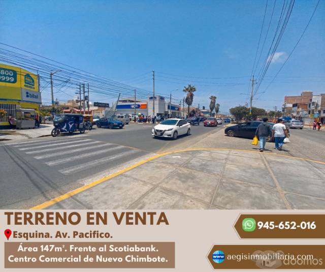 TERRENO COMERCIAL AV PACIFICO