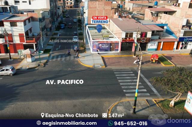 VENDO EN AV PACIFICO NUEVO CHIMBOTE CERCA PLAZA