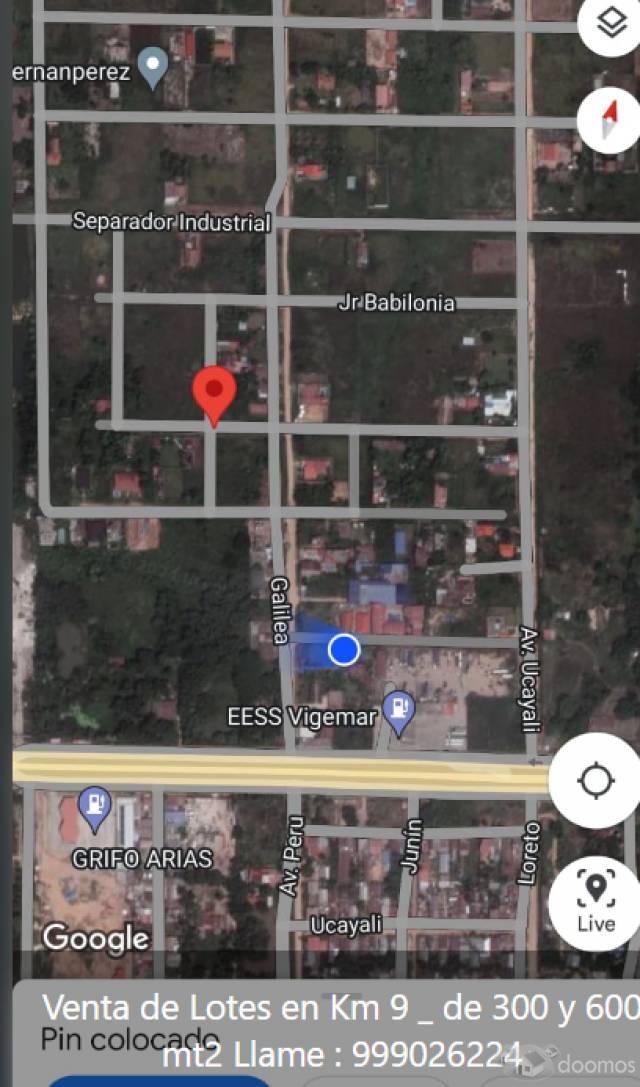 vendo terreno de 300 y 600 metros cuadrasdos