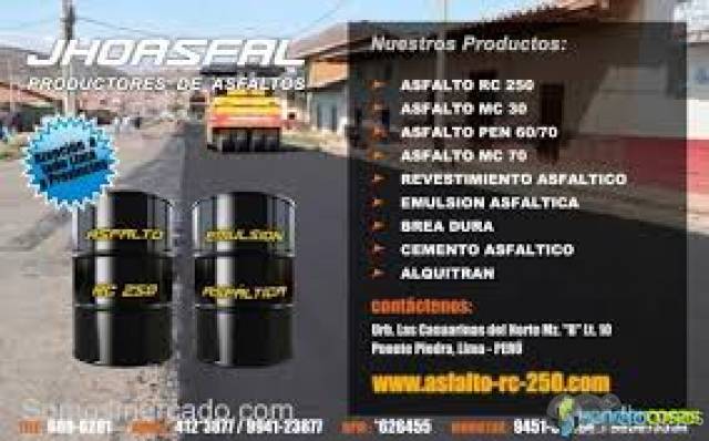 somos jhoasfal empresa PRODUCTORA DE ASFALTOS EN EL PERÚ