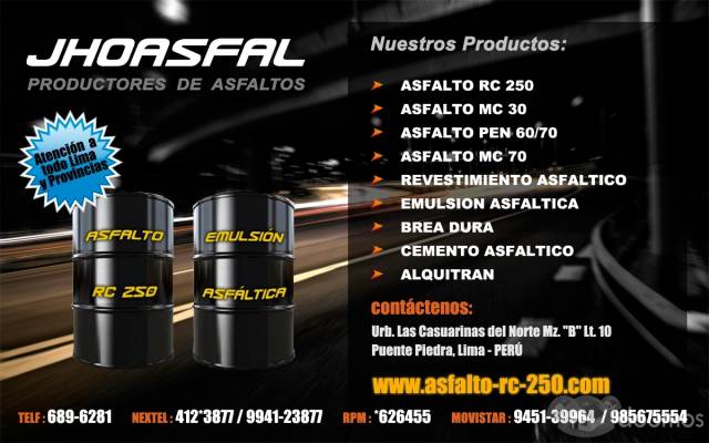 VENTAS DE MEMBRANA O MANTO ASFALTICO RPM*626455