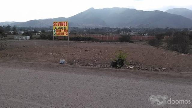 VENDO TERRENO DE 2554M2 EN  PACHACAMAC URB. SAN FERNANDO