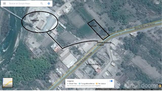 TERRENO EN LUNAHUANA EN: VENTA O CAMBIO POR CAMIONETA