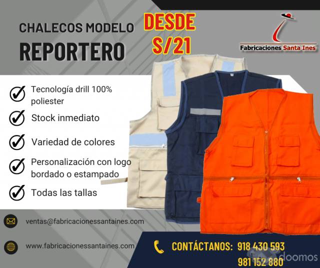 Mamelucos industriales | FABRICACIONES SANTA INES |OVEROLES DE TRABAJO