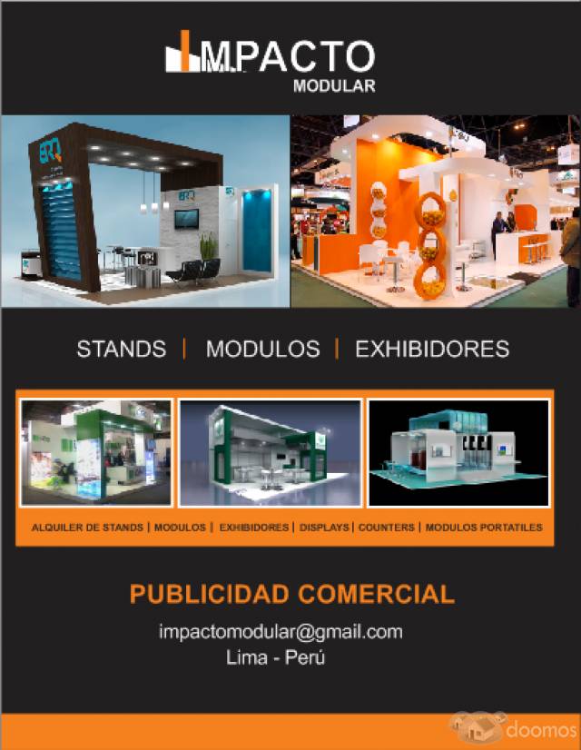 Fabricación de stands para congresos