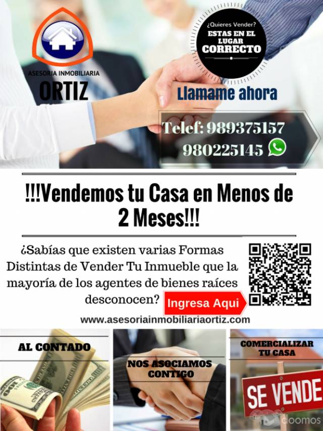 ¡¡Vendemos tu Casa en menos de 2 meses!!