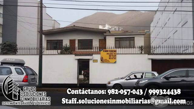 VENTA DE TERRENO EN AV. EL GOLF LOS INCAS