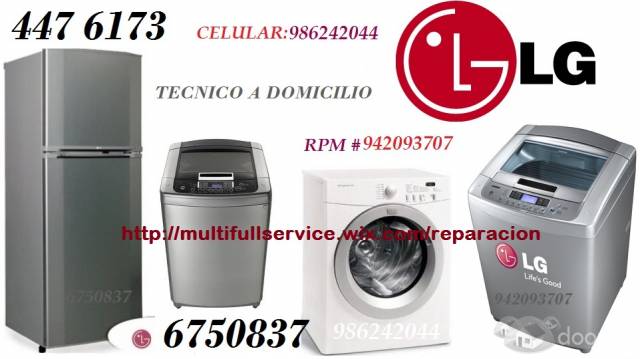 SERVICIO TECNICO LG LAVADORA SECADORAS 4476173 / 942083707