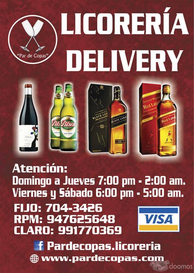 Delivery ventas cervezas y licores