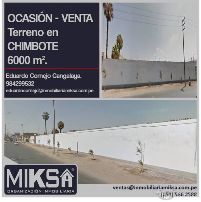 Venta de terreno comercial en chimbote