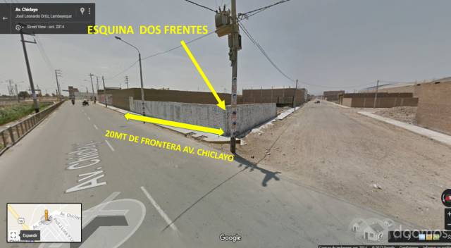 ¡OCASIÓN! TERRENO COSTADO DE ALICOR-ALTURA DE SODIMAC II PANAMERICANA Y AV. CHICLAYO