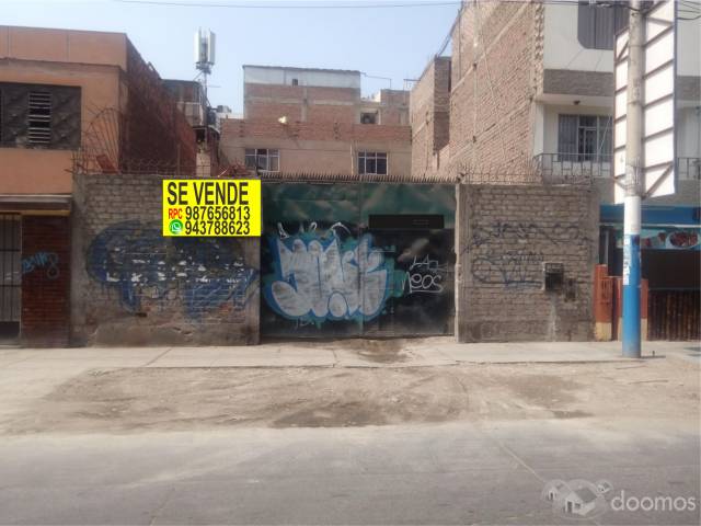 Venta de Terreno en San Martin de Porres, frente Avenida Fray Bartolome