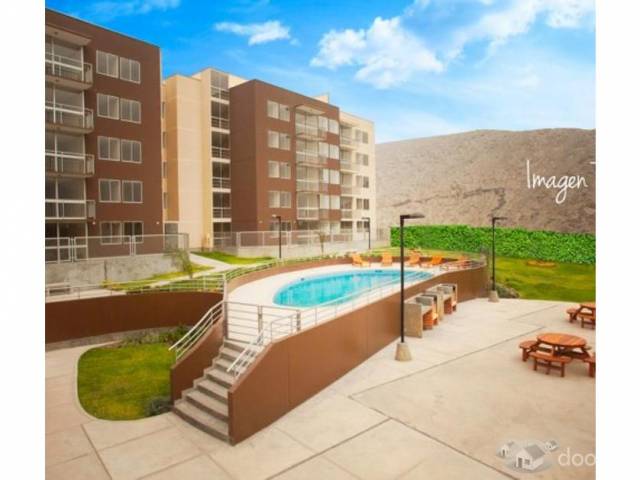 LINDO DEPARTAMENTO EN CHACLACAYO / CONDOMINIO CON PISCINA