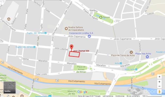 Se REMATA terreno de 1000 m2 en el RIMAC a 5 min de la Plaza Mayor