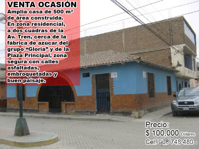 Ocasión En Casa Grande 10 habitaciones - La Libertad