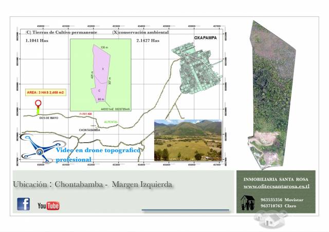 TERRENO. EN. VENTA. OXAPAMPA - CHONTABAMBA