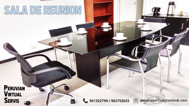 sala de reunion desde S/15 Miraflores