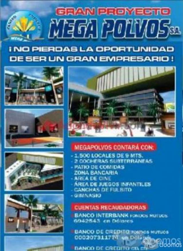 VENTA LOCAL COMERCIAL EN MEGAPOLVOS