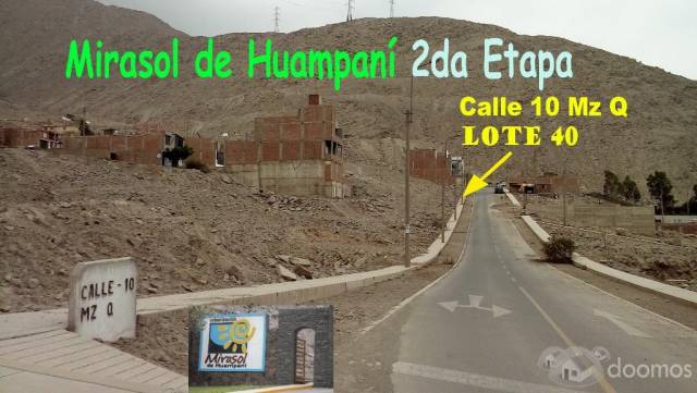 VENTA DE TERRENO 130m² X $42.000