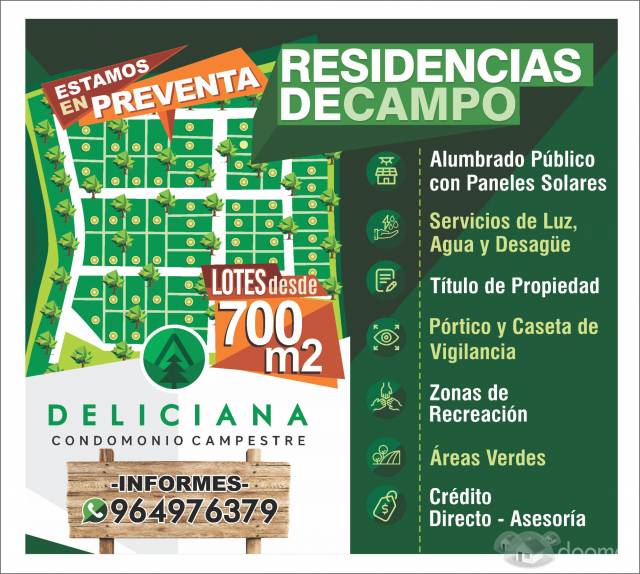 Venta de Lotes en Condominio