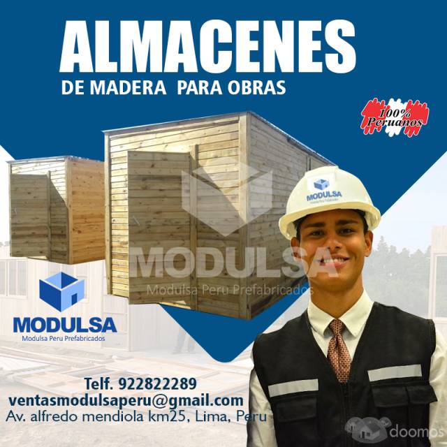 Cuartos Habitaciones Almacen Modulos Prefabricados De Madera