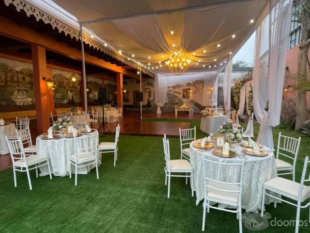 Alquiler de local con jardin para Eventos y Bodas en Pueblo Libre