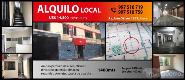 ALQUILER DE LOCAL