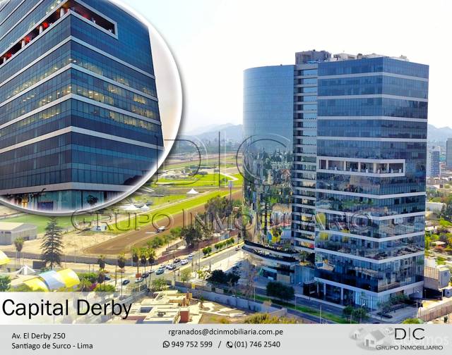 OFICINAS en ALQUILER - Edificio Capital Derby - Surco