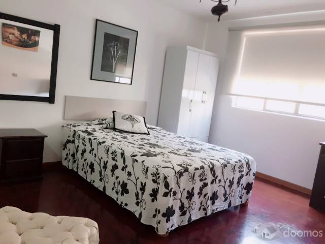 Habitación amoblada en Miraflores cerca a UTEC y Cordon BLeu disponible ahora