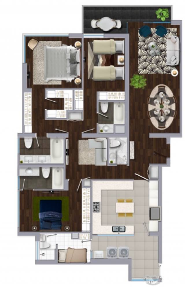 Magna Haus Departamento de Estreno, 172m2. Precio a tratar.