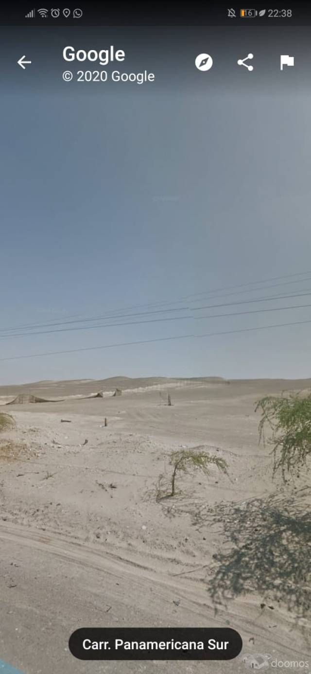 Terreno de 100 hectareas en Pisco