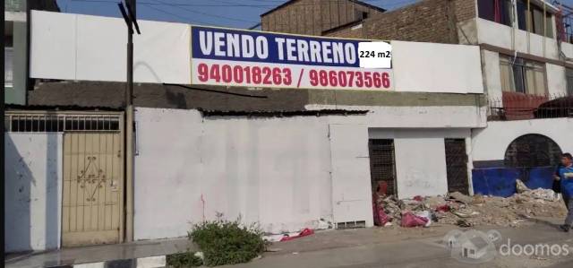 Vendo Terreno en la Av. Elmer Faucett