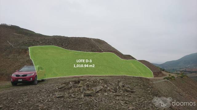 ¡Ocasión! Venta de Terreno en Pachacamac- Terrazas de Amancaes