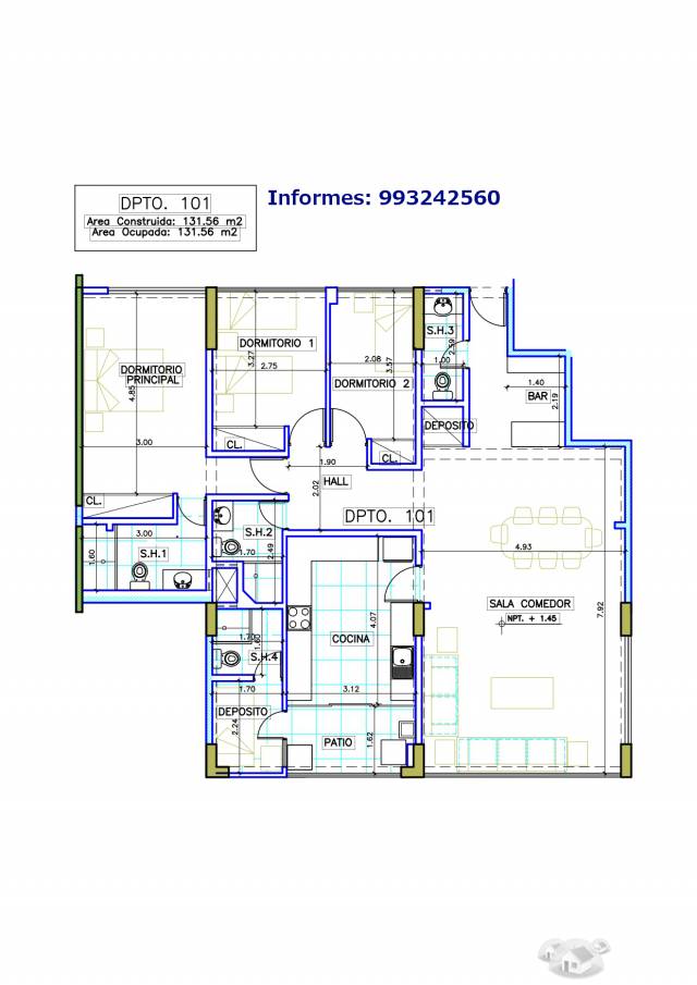 Proyecto Departamentos Estreno Chacarilla San Borja