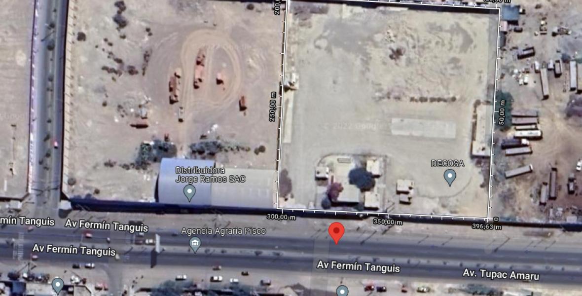 Terrenos Industriales Venta AV. Fermin Tanguis  - PISCO